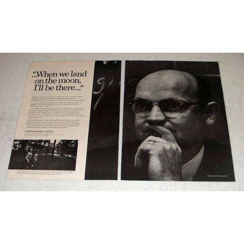 1968 International Nickel Ad - When We Land on Moon