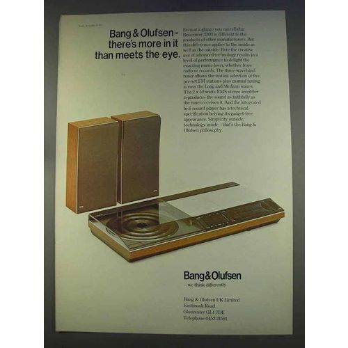 1977 Bang & Olufsen Beocenter 3300 Ad - Meets the Eye