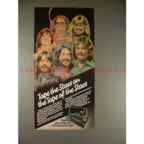 1980 Ampex Tape Ad with Atlanta Rhythm Section, NICE!