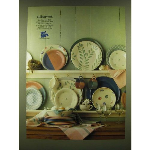 1990 Pier 1 Imports Ad - Culinary Art