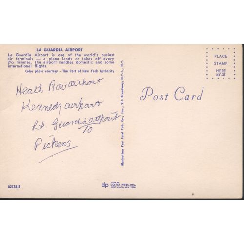 USA Postcard - La Guardia Airport