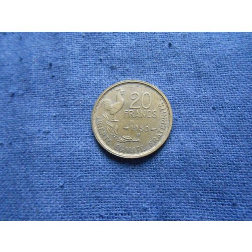 1950 FRANCE 20 FRANCS COIN.