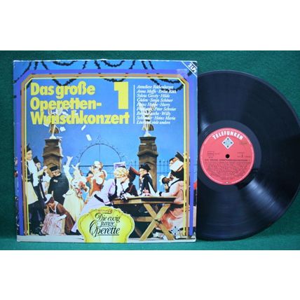 Various Opera-Grosse Operetten-Wunschkonzert-Vol. 1 - 2LP - 6.28067 - EX-