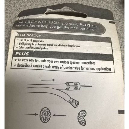 Radioshack 16 To 14-Gauge Flat Pin Connectors (278-317)