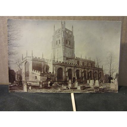 unnamed CHURCH. unused antique postcard RP