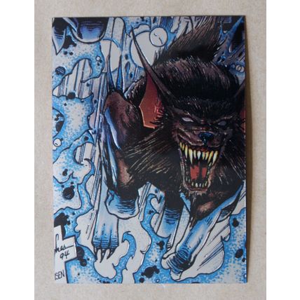 Lady Death All-Chromium Base trading Card # 9 (C) 1994 Chaos Krome comics