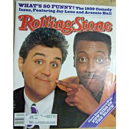 Rolling Stone magazine-Jay Leno & Arsenio Hall-November 2, 1989-Issue #564