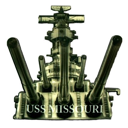USS Missouri Battleship Fridge Magnet