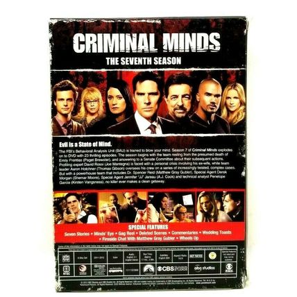 Criminal Minds The Seventh Season 7 FBI Drama 2012 DVD (6-Disc Set) (L59)