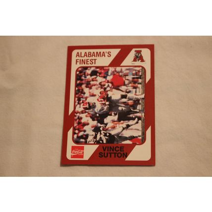 Vince Sutton 1989 Collegiate Collection Alabama's Finest NO. 329