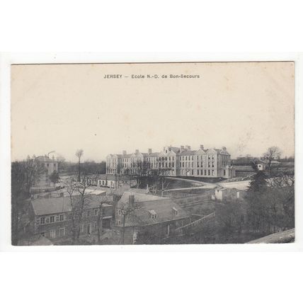 Ecole Notre Dame de Bon Secours Jersey Postcard Channel Islands