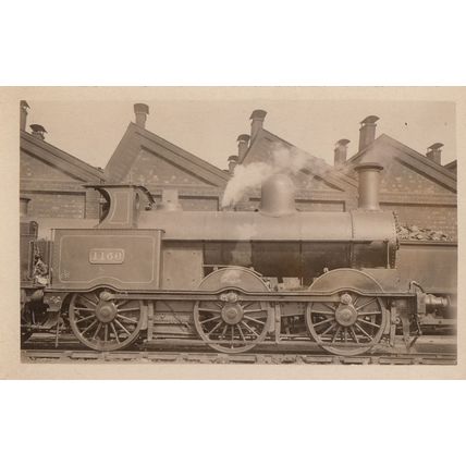 LNWR Class 0-6-0 No 1160 Cauliflowers Train Real Photo Photo