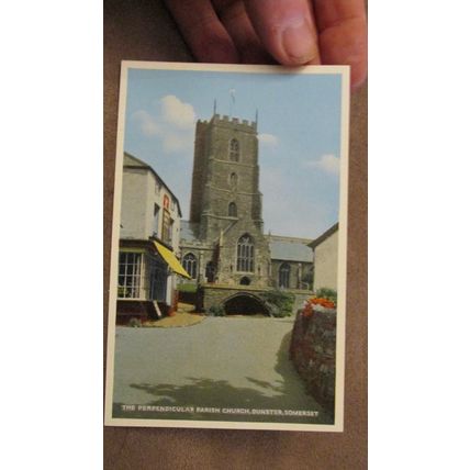 ETW Dennis Postcard -Parish Church, Dunster - Nr Exmoor Somerset