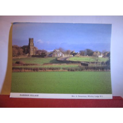 EARSDON, nr WHITLEY BAY by Mrs. A. Swearman unused postcard Whitley lodge W.I. #