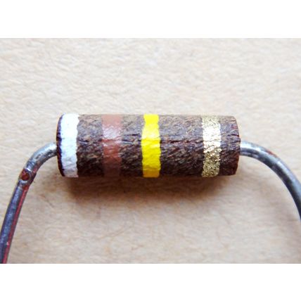 910KΩ ¼ Watt Morganite Carbon Resistors New Old Stock x Seven. 1960’s 70’s