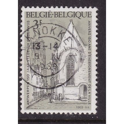 Belgium Postmark 1969 Knokke Broodjes Chapel 3f Fine Used VGC