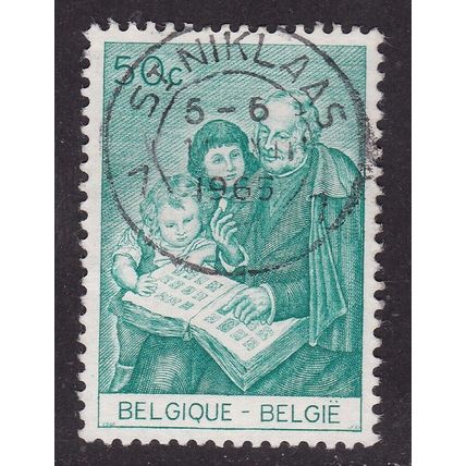 Belgium Postmark 1965 St Niklaas Young Collectors 50c Fine Used VGC