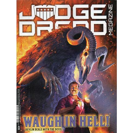 JUDGE DREDD MEGAZINE NO. 435, SUPPLEMENT & POSTER.