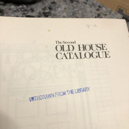 Second 2nd Old House Catalogue Hardcover