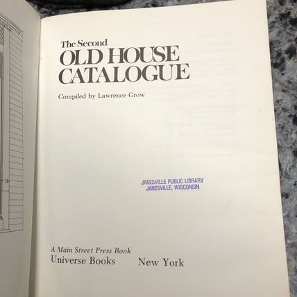 Second 2nd Old House Catalogue Hardcover