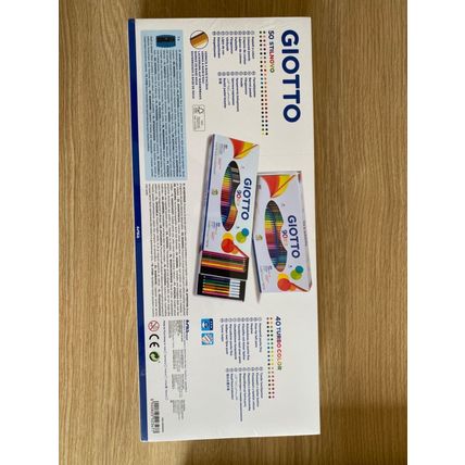 Giotto 90 intense colours fine-tip felt pens and coloured pencils