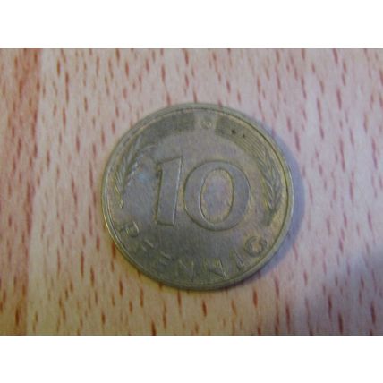 1987g 10 Pfennig Germany Coin