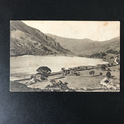 LLYN GWYNANT Wales G160 Hunt & Co Grosvenor Postcard UNUSED FC