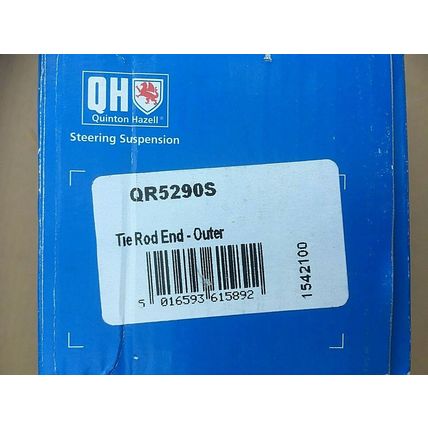 Tie / Track Rod End RH QR5290S Quinton Hazell 4504659026 Toyota Yaris / Verso