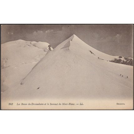 Les Bosses du Dromadaire et le Sommet du Mont-Blanc, c.1910 - Lévy CPA LL243