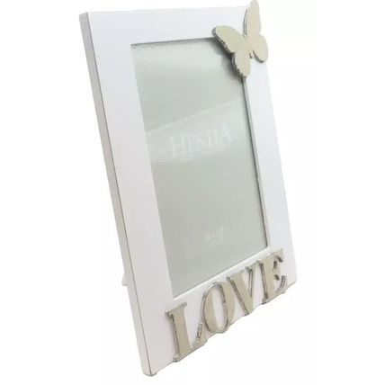 Hestia Love Photo Frame with Butterfly Detail Wooden 23.5 CM Gift Home Decor