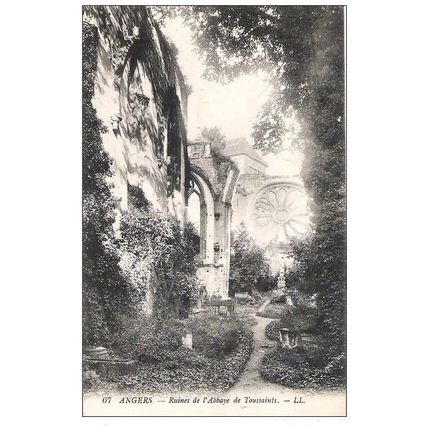 49 - Angers - RUINE DE L' ABBAYE DE TOUSSAINTS