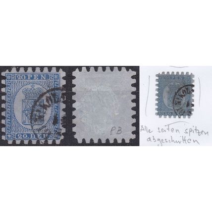 FINNLAND FINLAND SUOMI [1866] MiNr 0008 Cx ( O/used ) [01] s/ Bescheibung descri