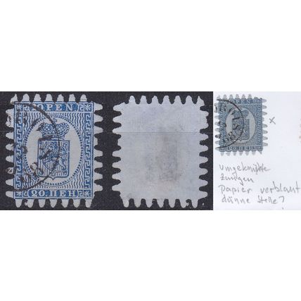 FINNLAND FINLAND SUOMI [1866] MiNr 0008 Cx ( O/used ) [02] s/ Bescheibung descri