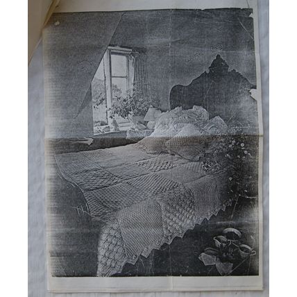 1985 Woman & Home letter & copy pattern Country Style cushions and quilt, DK