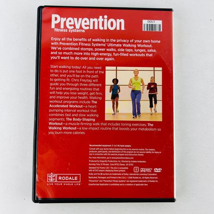 Prevention Fitness Systems Ultimate Walking Workout DVD