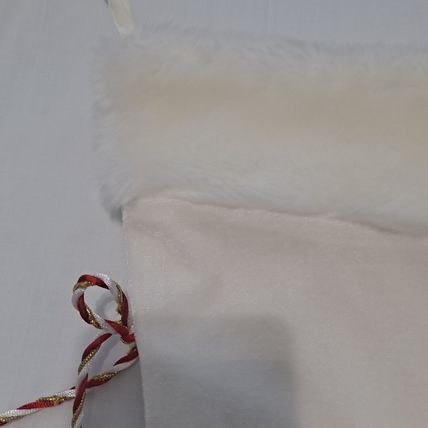 ICE SKATE Shaped CHRISTMAS STOCKING 16" Bag Gift Present Ski Sock