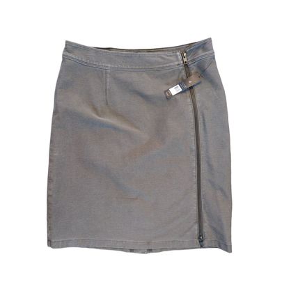 NWT Nic + Zoe Gray Side Zip Pencil Skirt 4