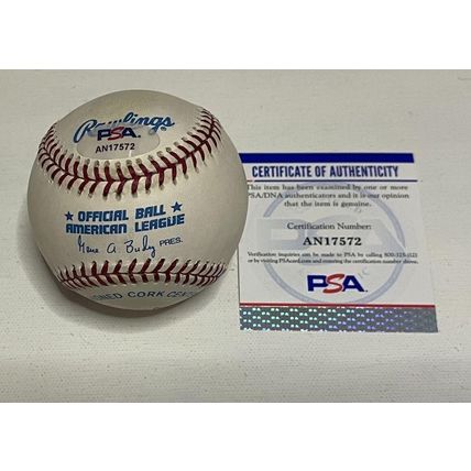 Rod Carew Signed Autographed Official American League (OAL) Baseball : PSA/DNA