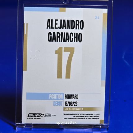 Alejandro Garnacho ARGENTINA Topps #21