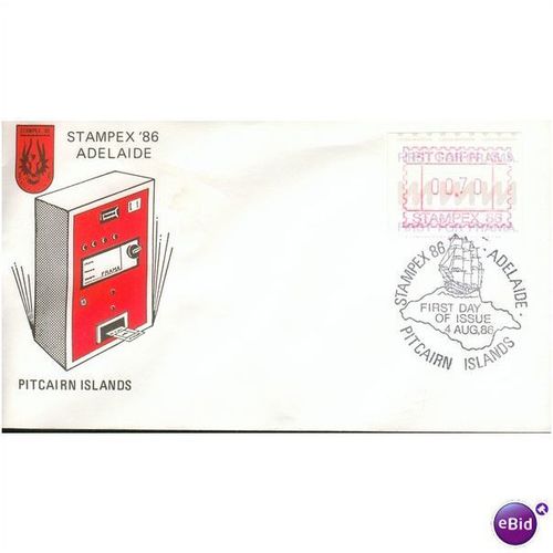 Pitcairn Islands FDI 1986 - Stampex 86 (Frama Label)