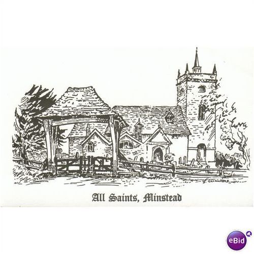 GB Postcard - All Saints, Minstead, Hampshire