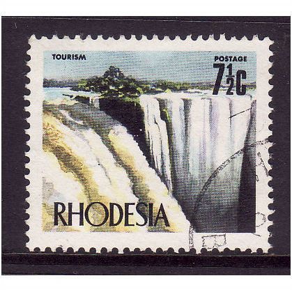 RHODESIA 1970 SG443c 7 1/2c VICTORIA FALLS U/M MINT #1