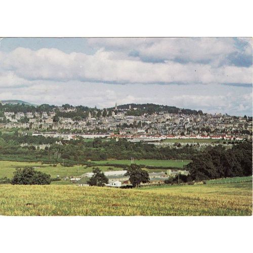Postcard Crieff River Earne Perthshire 1977 Scotland J Arthur Dixon