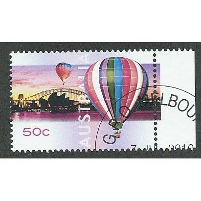 AUS 2008 50c 'UP, UP AND AWAY' (C.T.O ) FINE USED (EBID36-277)