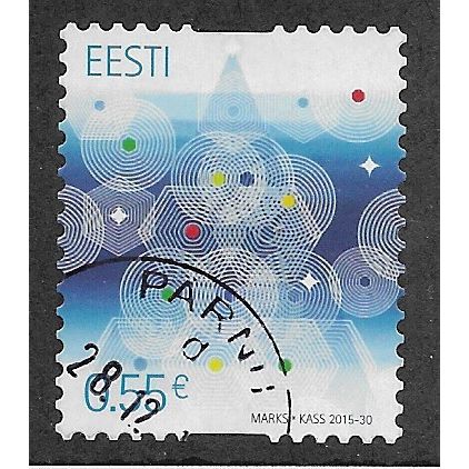 EST 2015 €0.55 (S/A) 'CHRISTMAS' FINE USED (EBID63-681)