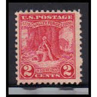 645 2c Valley Forge Just Clears MNH O1237