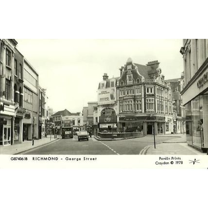 Surrey RICHMOND George Street Postcard (Pamlin G87 406 1B)