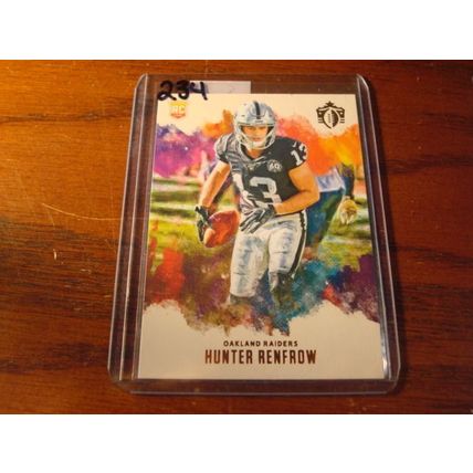 2019 Panini Chronicles Absolute, 4-Rc Cards, HUNTER RENFRO Rc, Raiders