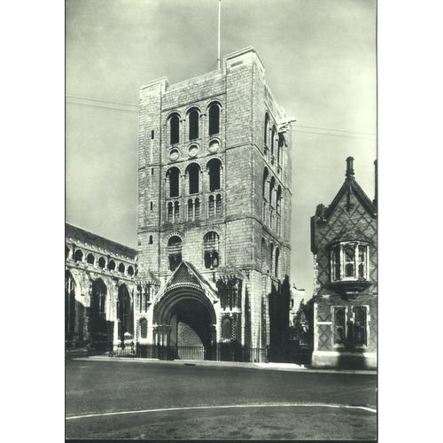 Vintage GB Postcard - Bury St Edmunds Cathedral, Suffolk