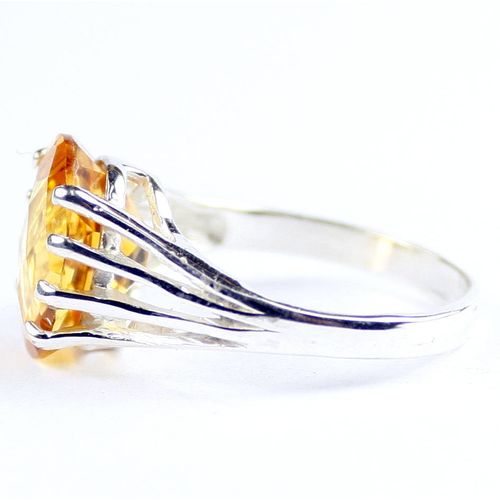 Citrine, 925 Sterling Silver Ring, SR280